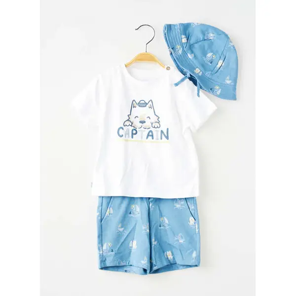 Ensemble Short Mayoral Bleu