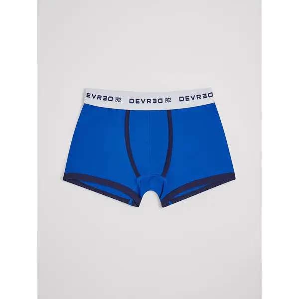 Boxer shorty bicolore en coton