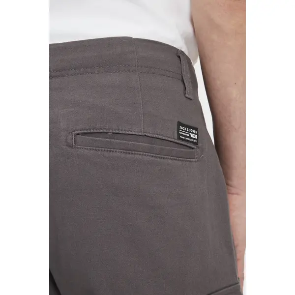 Short cargo gris