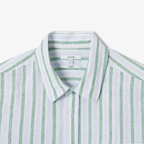 Chemise 100% lin rayée