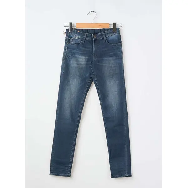 Jeans Coupe Slim Le Temps Des Cerises Bleu