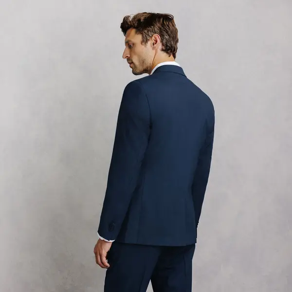 Costume 2 pièces slim bi-stretch - Bleu
