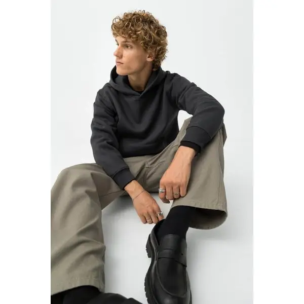 Pantalon vert coupe baggy Tiffosi ado garçon – super style hiver 2025