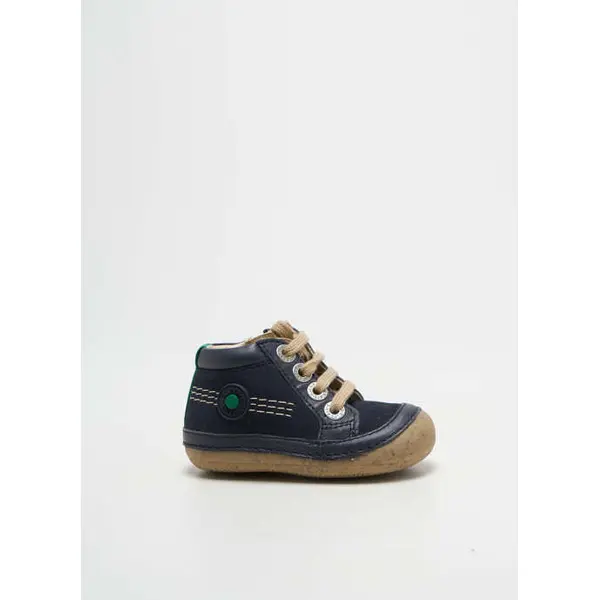 Bottillons Kickers Bleu Bout Rond