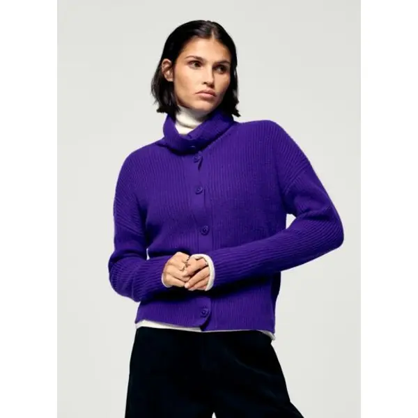 Pull cardigan à côtes - From Future