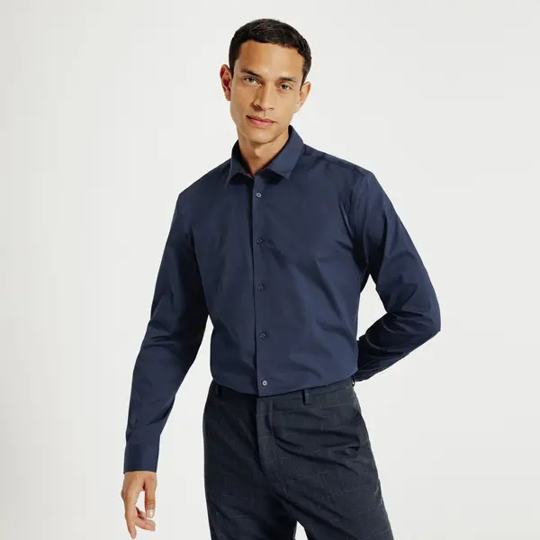Chemise slim unie