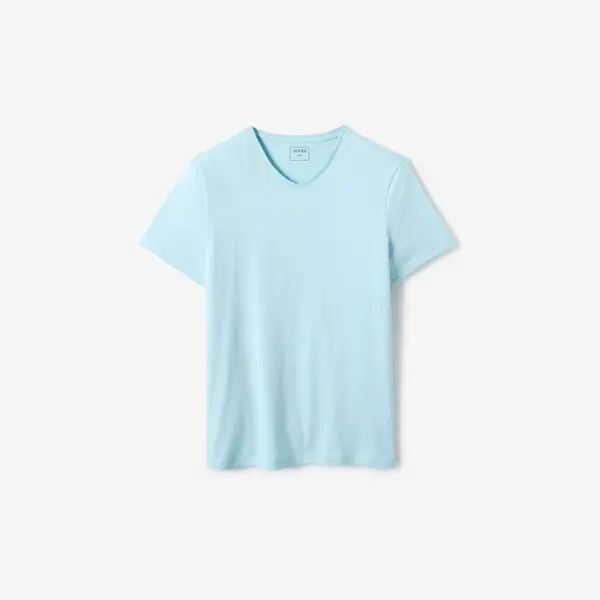 Tee shirt col V en coton