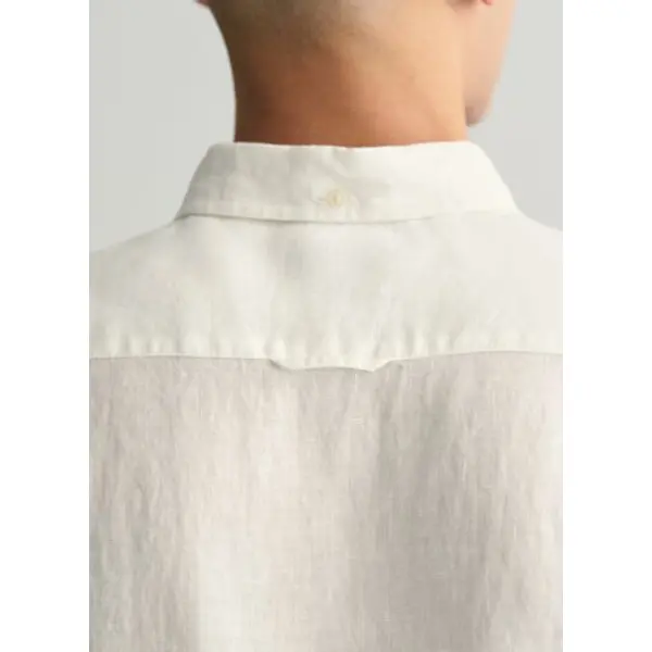 Slim fit linen shirt - Gant Outlet