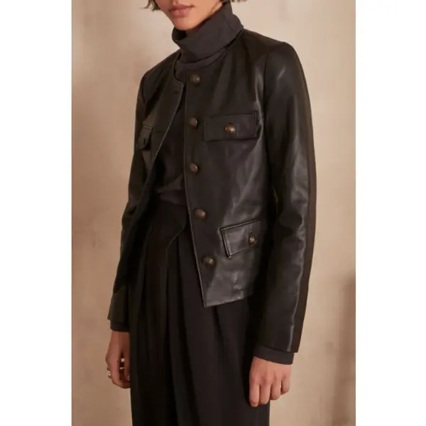 Blouson CHARLOTTE en cuir - Maison 123 Talange