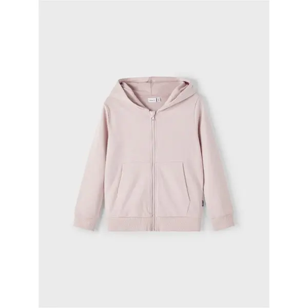 SWEAT ZIPPE ROSE CAPUCHE FILLE NAME IT