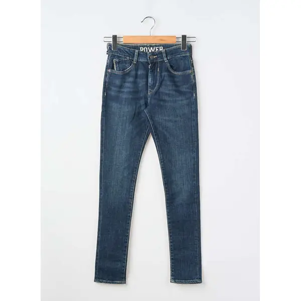 Jeans Coupe Slim Le Temps Des Cerises Bleu