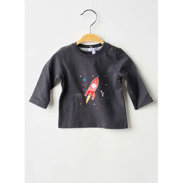 T-shirt Absorba Gris Manches Longues
