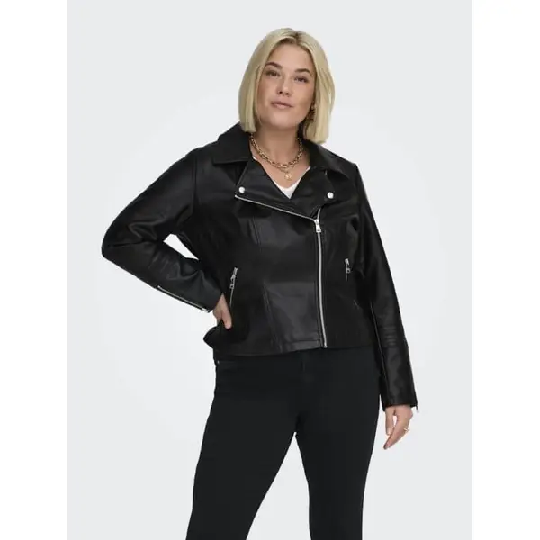 Blouson simili cuir noir <strong>ONLY Carmakoma</strong>