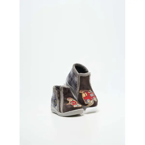 Chaussons/pantoufles Bellamy Gris Bout Rond
