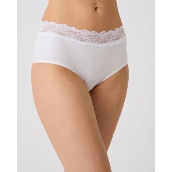 Lot de 3 culottes midi ceinture dentelle