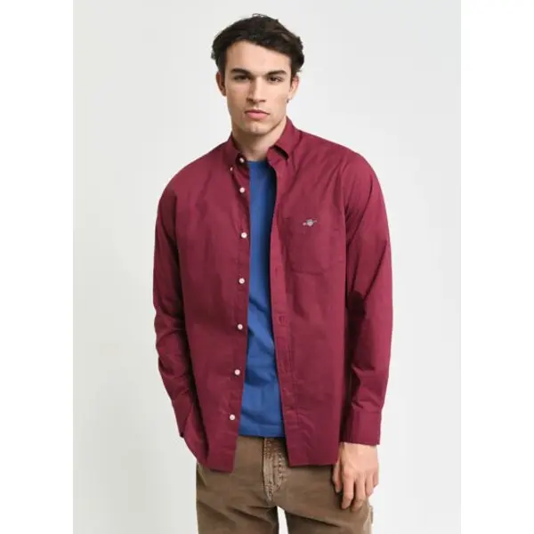 Regular fit classic poplin shirt - Gant Outlet