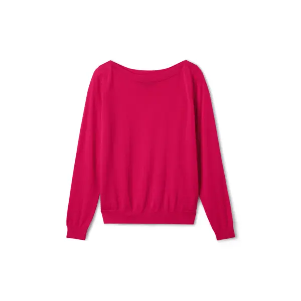 Pull col bateau fanny - femme - rose tamaris - Bompard