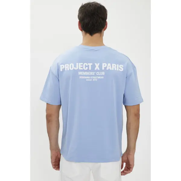 T-shirt Member's club bleu