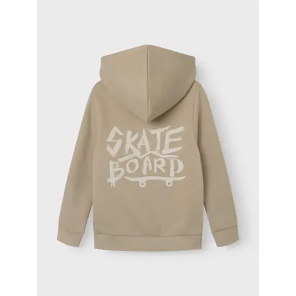 SWEAT A CAPUCHE BEIGE GARCON 6 ANS AU 12 ANS NAME IT KIDS