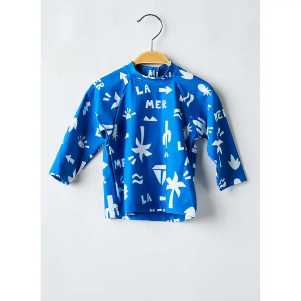 Maillot De Bain 1 Pièce Petit Bateau Bleu