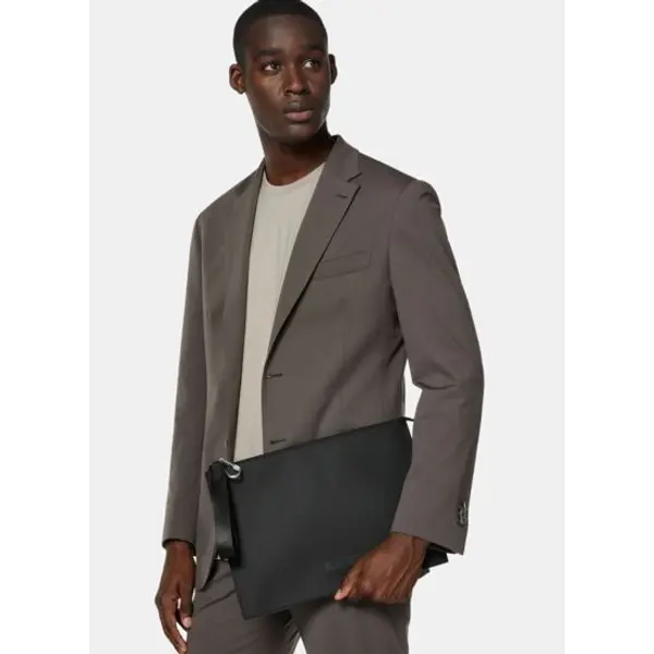 Pochette clutch en tissu technique avec polyester recyclé - Boggi milano