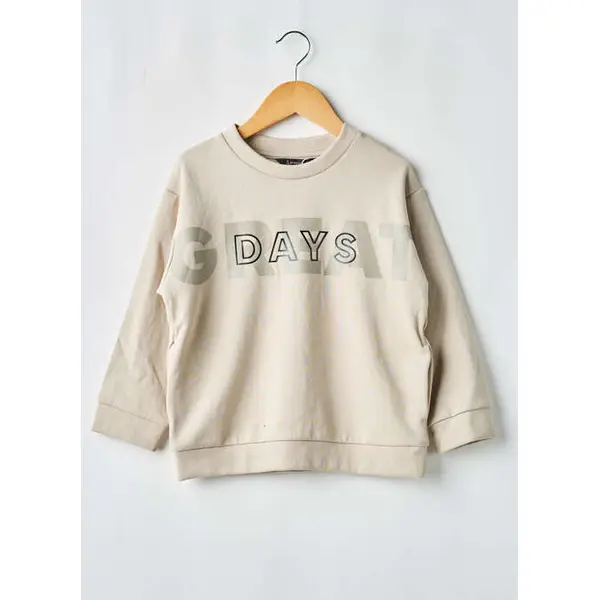 Sweat-shirt Mayoral Beige Manches Longues