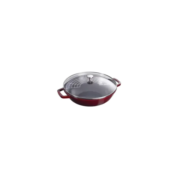 Wok 30cm, grenadine, fonte, second choix - Zwilling/Staub