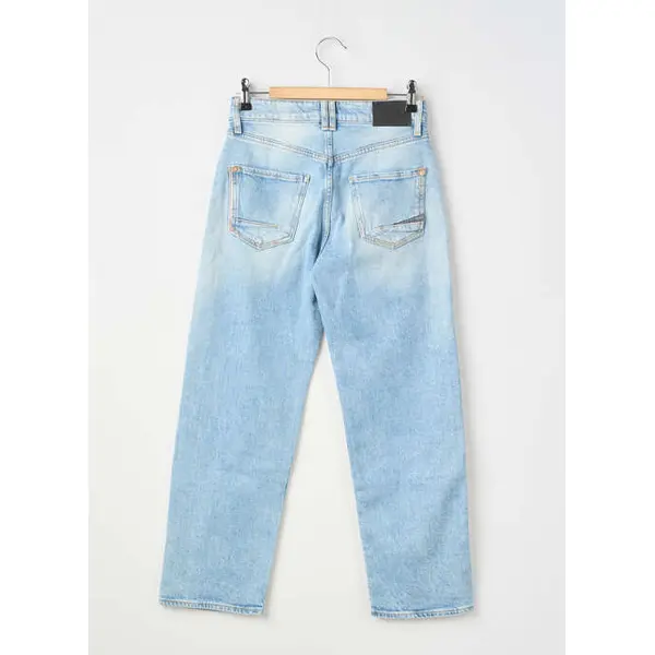 Jeans Coupe Droite Le Temps Des Cerises Bleu