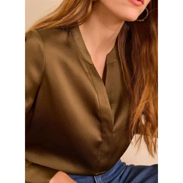 Blouse satinée marie - Maison 123