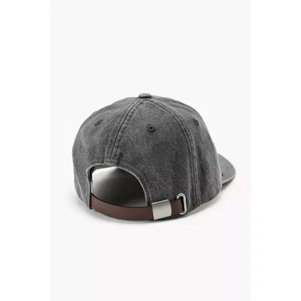 Casquette relaxed dad Heritage grey denim