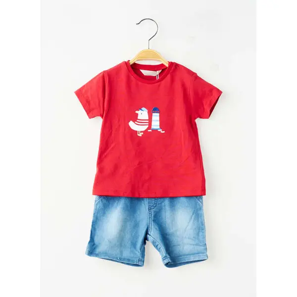 Ensemble Short Mayoral Rouge