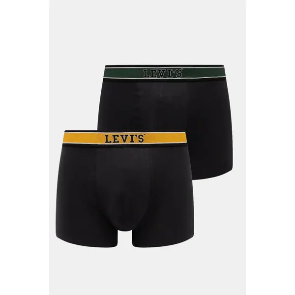 Lot de 2 boxers noirs fantaisie