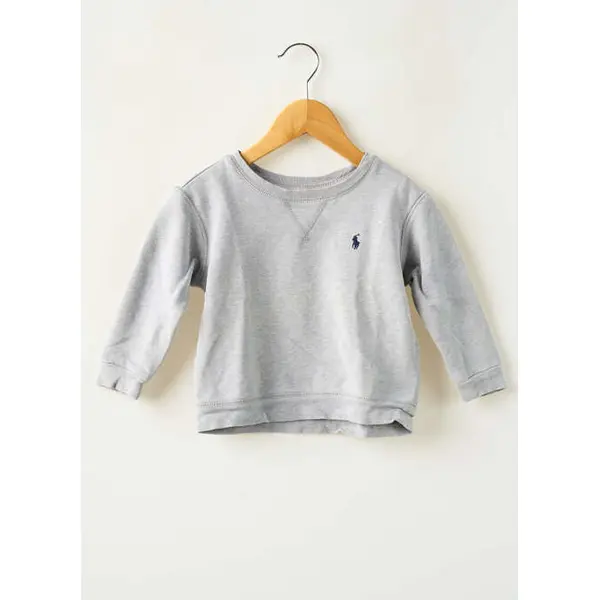 Sweat-shirt Ralph Lauren Gris Manches Longues