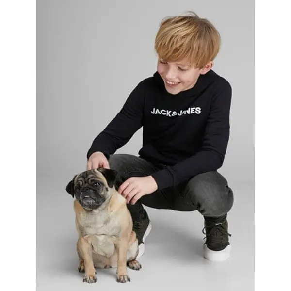 Jean skinny noir ado garçon Jack & Jones Iliam 830 – Tailles 8 à 16 ans