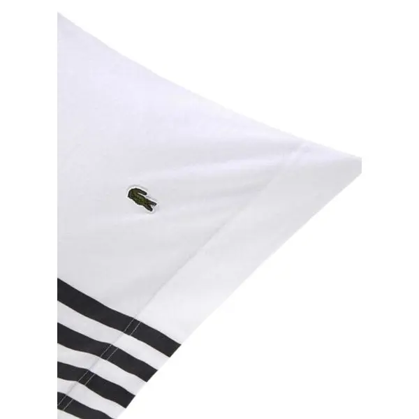 Lacoste - taie d'oreiller en jersey 150 g/m², l bayadère - Yves Delorme