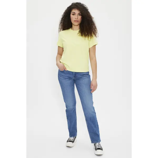 T-shirt jaune crop