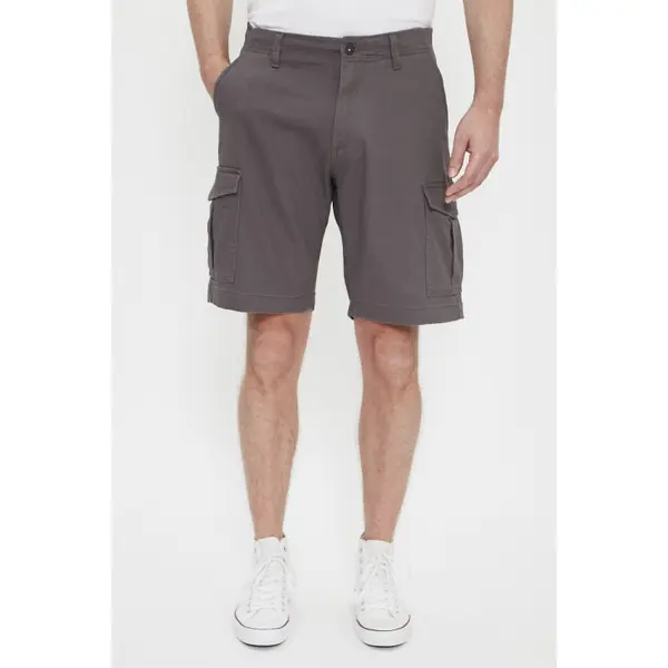 Short cargo gris