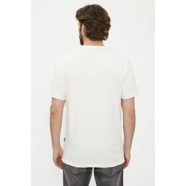 T-shirt Badge Artwork blanc