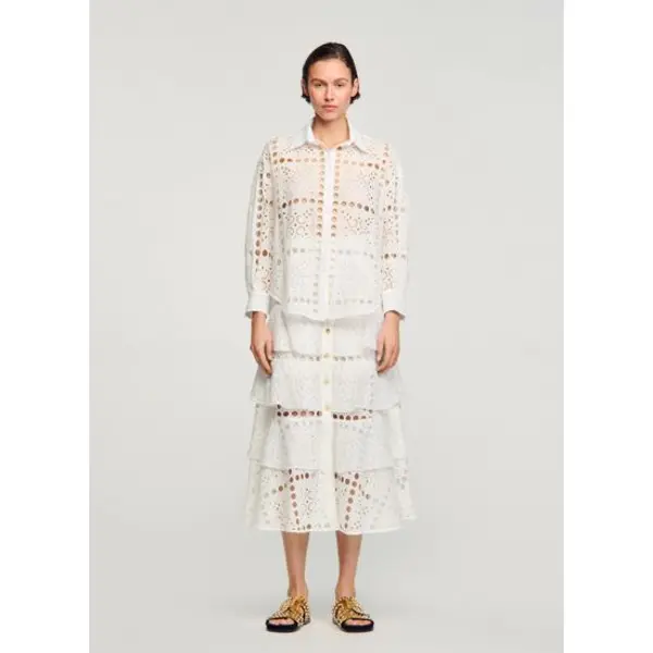 Chemise en broderie anglaise - Sandro