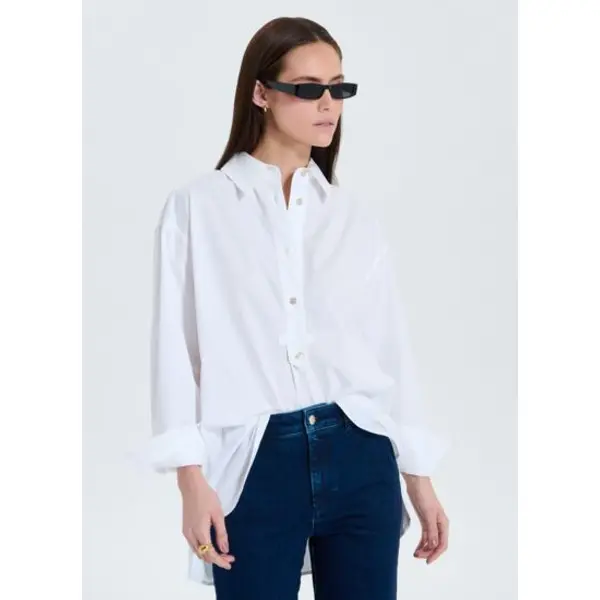 Chemise oversize blanche - Zapa