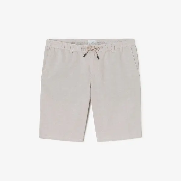 Bermuda uni en coton lin
