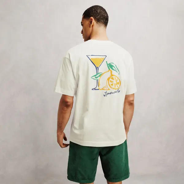 Tee shirt imprimé devant dos Limoncello