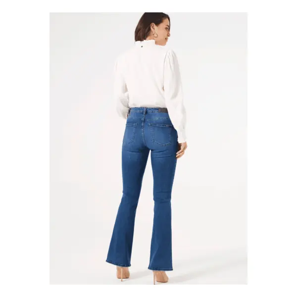 Women jeans celia flared fit blue - Garcia