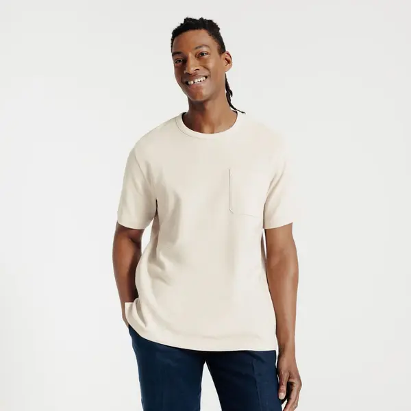 Tee shirt gaufré 100% coton