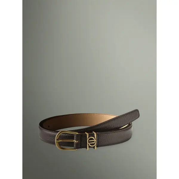 Ceinture en cuir grainé