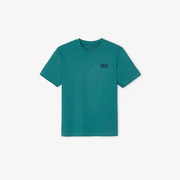 Tee shirt brodé en coton