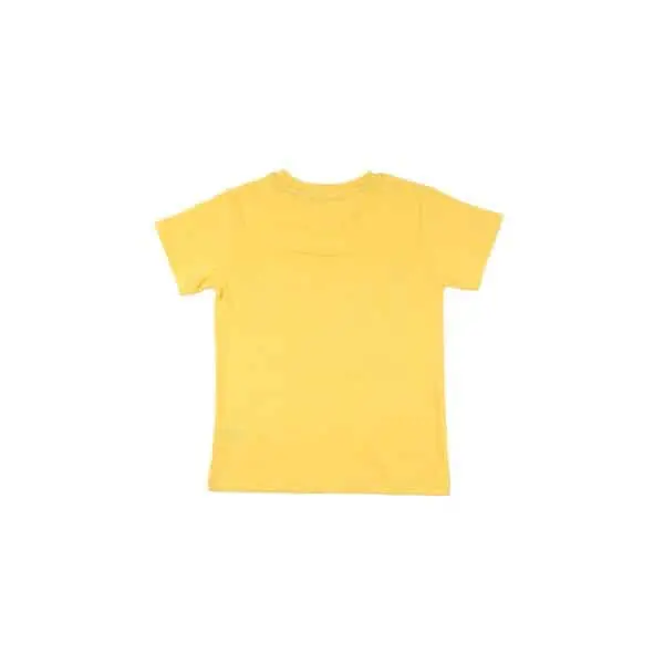 T-SHIRT JAUNE MOTIFS SURFS PETIT GARÇON 3-5 ANS BABYBOL
