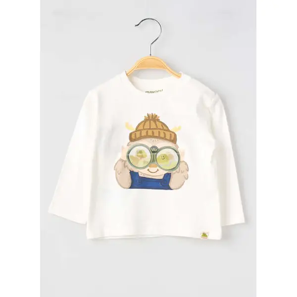 T-shirt Mayoral Blanc Manches Longues