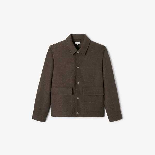 Blouson col chemise pressionné