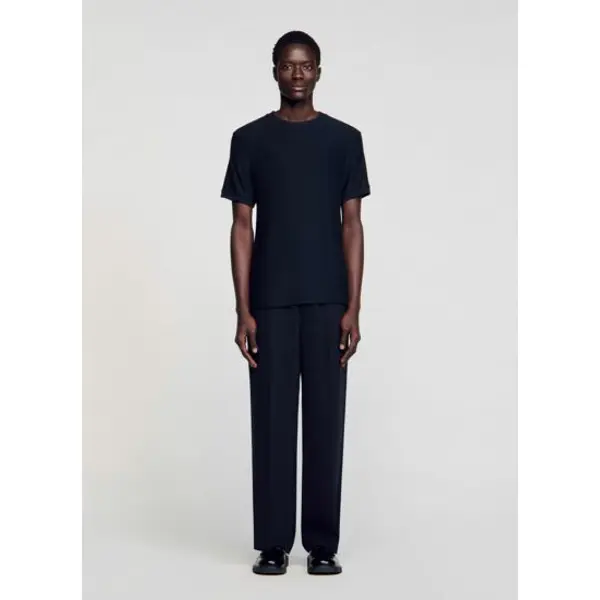 Tee-shirt col rond - Sandro